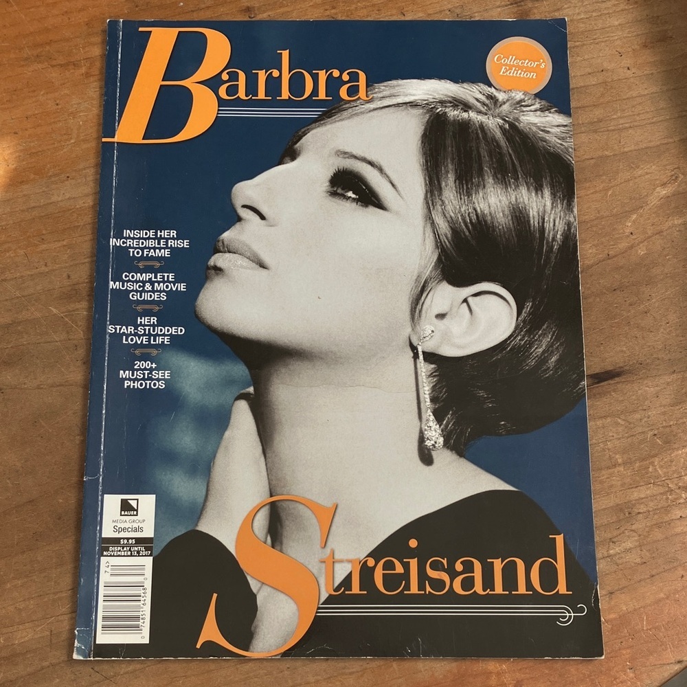 Barbra Streisand Collector's Edition keepsake magazine